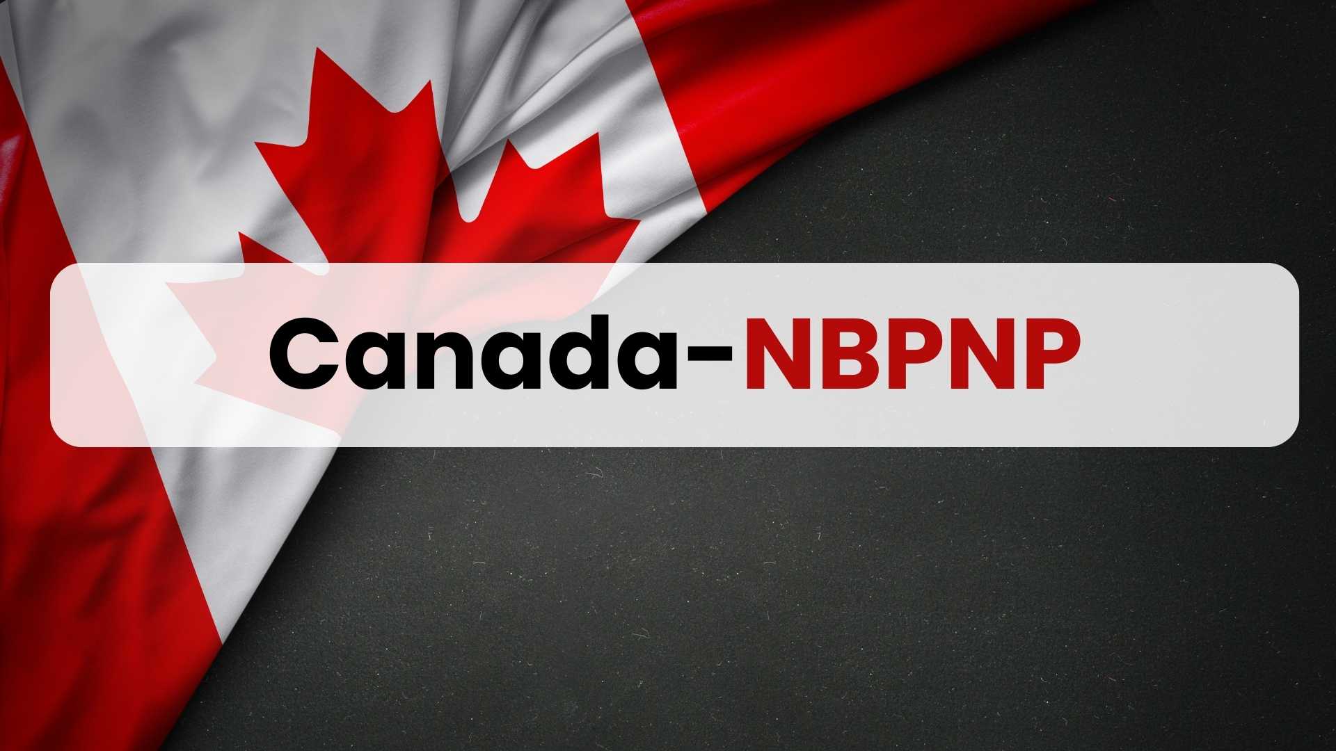 Canada-NBPNP (New Brunswick Provincial Nominee Program)