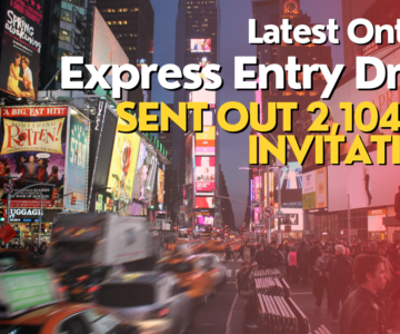 Latest Ontario Express Entry draw sent out 2,104 PR invitation